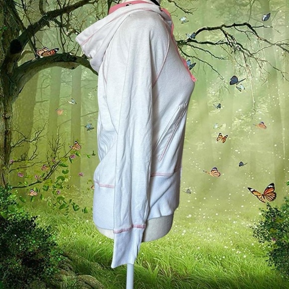 Vintage Minnie Mouse White/Pink Zip Up Size Xs - Picture 6 of 8